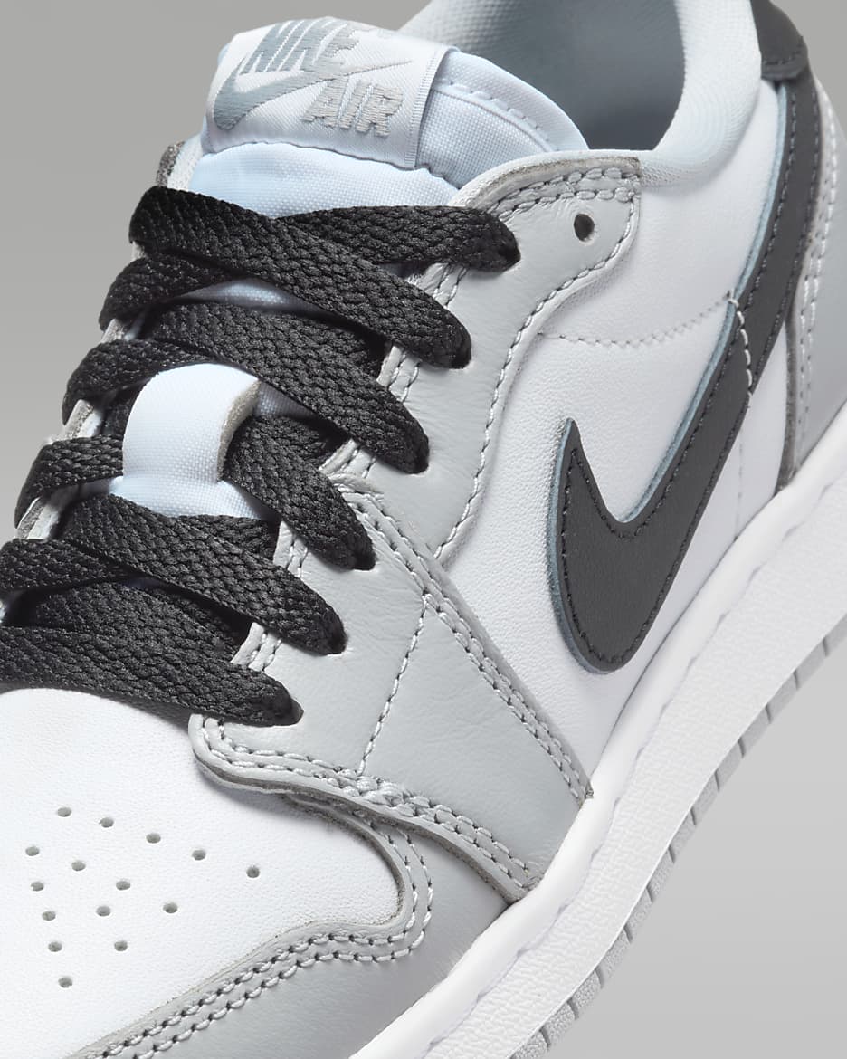 Black and white jordan 1 kids on sale